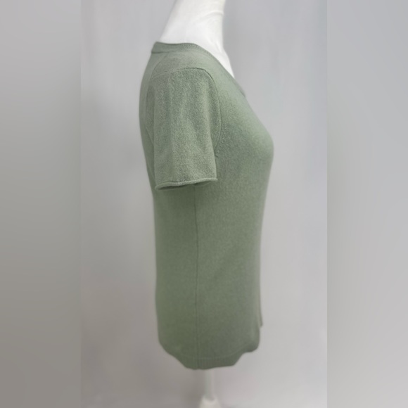 New / Relaxed cashmere T-shirt / B001 - Picture 2 of 7